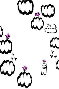 お花猫の冒険、iPhoneアプリ